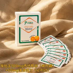 India Double Effect Jelly Viagra, P-Force Super 7-Pack, Imported from India for Strong Delay and Erection Enhancement