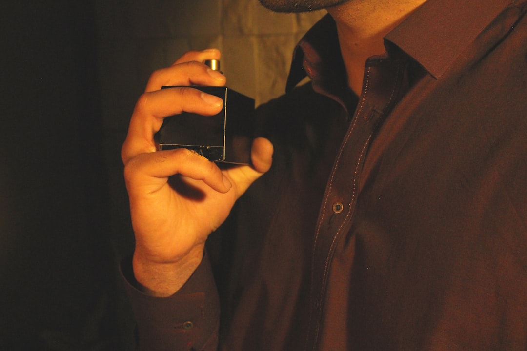 a man holding a cell phone
