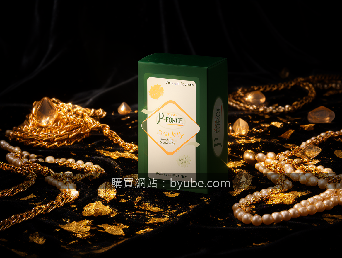 BLACK VELVET with gold leaf accents. Place the Super P-FORCE Oral Jelly 100mg &