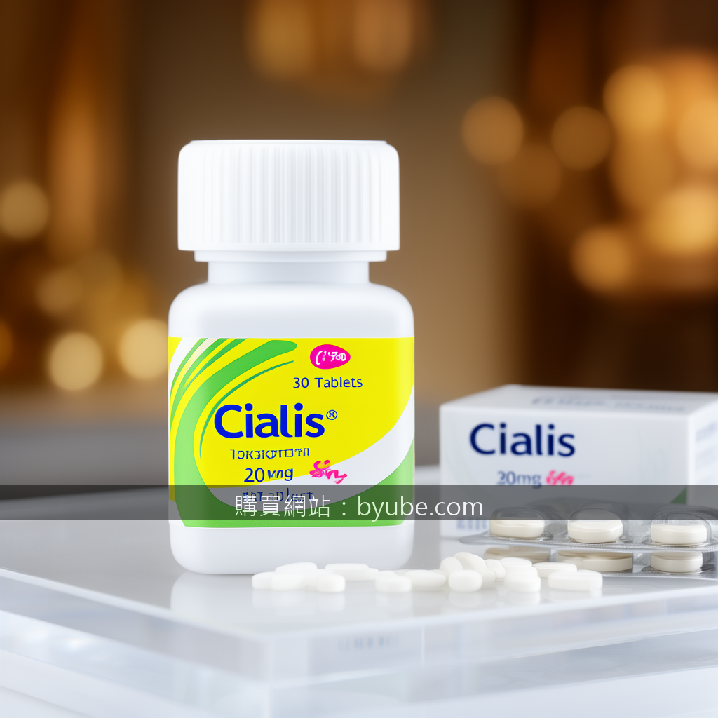 Luxury scene product photography. Place the Cialis 20mg 30 Tablets prescription 